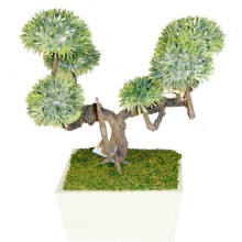 Kunstigt grønt bonsai træ