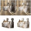 (Dark Gray) Spacious Wall Mounted Shower Rack Waterproof Plastic Storage Basket for Bathroom Cosmetics Soap  White 2