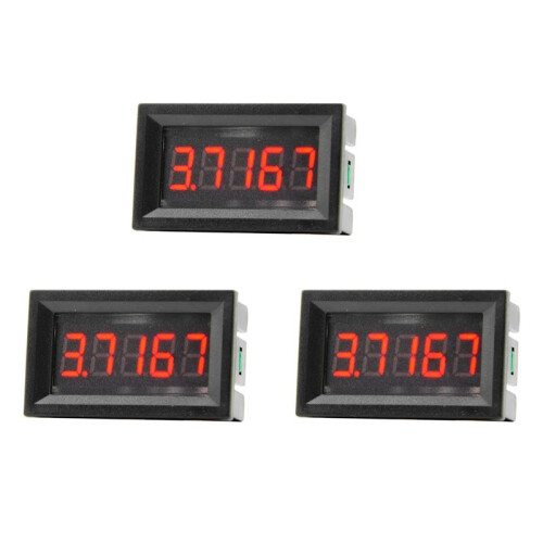 3X Digital 0.56inch LED Display 5 Bits  0-33.000V Voltmeter Voltage Meter Tester
