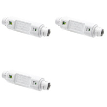 3X Repetidor POE de Salida 1 en 1 Extensor de Red Extensión Impermeable de 250 M Conmutador Poe de 48 V de Salida 1 en 2 IEEE 802.3Af