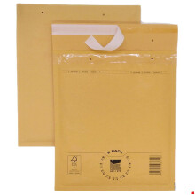 E15 BRUN boblekuvert x 100 stk.