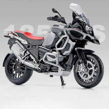 (Red no box) 1:12 R1250GS ADV Alloy Die Cast Motorcycle Model Toy Vehicle Collection Sound and Light Off Road Autocycle Toys Car