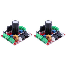 2X Digital Amplifier Board 12V TDA7850 Audio Amplifier Board 4 Channel with BA3121 Noise Reduction for Car Stereo