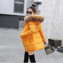 (xL, Yellow) Women Down Jacket New 2024 Winter Jacket Women Thick Snow Wear Winter Coat Lady Clothing Female Jackets Parkas