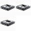 3Conjunto Bandeja para Unidade de Disquete de 2,5 Polegadas Unidade de Disco  de 2 Baias para HDD / SSD Caixa de Extração de Gabinete de Disco 1