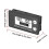 2X LCD Liquid Crystal 8-100V Voltmeter Battery Car Power Detection Digital Lithium Battery Capacity Display Module,A 3