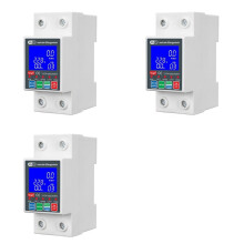 3X Nouveau Disjoncteur PV Intelligent WTDZW-63A/N Tuya 220v Protection Contre les Fuites de Courant Mcb Interrupteur Automatique 63A Wifi