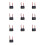 10X AC 220V A  5V/1A  Trasformatore 5W Impermeabile Epoxy Potting Light Power Supply Interruttore Modulo Driver 1