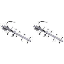 2X Outdoor Directional 868MHz 915MHz 900MHz Yagi Antenna 8dBi Lorawan Antenna for NB-IOT Radio System N-Female Connector