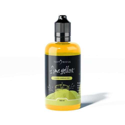 Limegult flydende lysfarve 100 ml