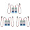 6PCS RC PWM Electronic Relay  for RC Airplane DIY Model Navigation Lights Controller Universal K1 1