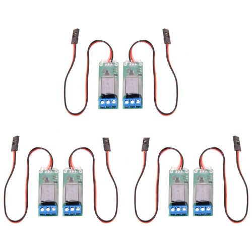 6PCS RC PWM Electronic Relay  for RC Airplane DIY Model Navigation Lights Controller Universal K1