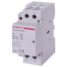 E.NEXT p005227 Modulær kontaktor PRO 2P 40A 2NC 230V AC