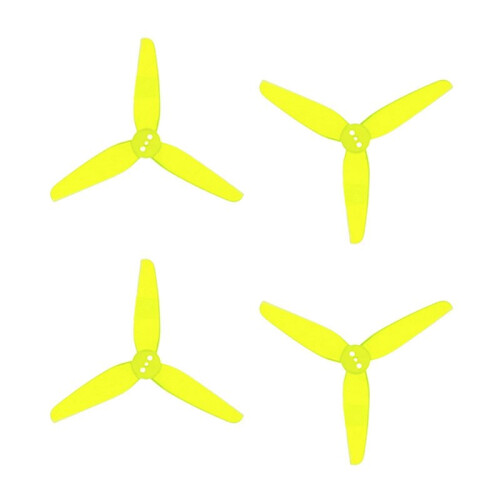 2Conjunto Hélice de 3 Pás T3X1.8X3-1.5MM PC para Avião RC de 3 Polegadas FPV Drone Acessório DIY 1