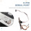 2X Cabo de Conexão para PS/2 para Teclado e Mouse da Placa-Mãe 586 com Defletor para Porta com/Serial 7