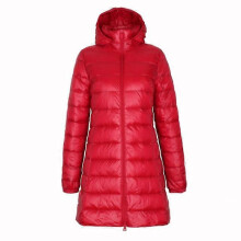 (5xL, red) NewBang Plus 8XL 7XL Ladies Coats Long Winter Hat Detachable Down Jacket Ultra Light Down Jacket Women Hooded Female Warm Coat