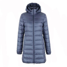 (L, blue) NewBang Plus 8XL 7XL Ladies Coats Long Winter Hat Detachable Down Jacket Ultra Light Down Jacket Women Hooded Female Warm Coat