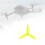 2Conjunto Hélice de 3 Pás T3X1.8X3-1.5MM PC para Avião RC de 3 Polegadas FPV Drone Acessório DIY 7