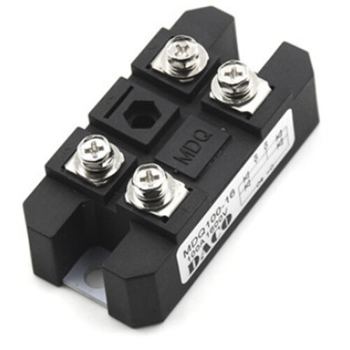 4X Rectifier Module MDQ100A/1600V Single-Phase Module Current Foot Single-Phase Charger Rectifier Bridge Module 2