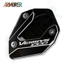 (VERSYS 1000 Black1) Motorcycle Accessories For Kawasaki Versys 1000 SE 1000SE Versys1000 SE 2019 2020 2021 2022 Kickstand Side Stand Extension Pad