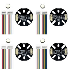 4X Codificador Magnético MT6701 de 14 Bits de Alta Precisión IIC+AB1024 Compatible con Comunicación IIC/SSI/PWM/da para Motores Sin Escobillas.