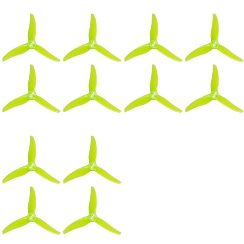 6 Pares 3525-3 Hélice de PC de 3 Pás de 1,5 mm com Três Furos para Motor de 1806-2004 para Drones FPV Freestyle de 3,5 Polegadas Toothpick B