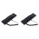 2X Receptor de Telefone Retro Universal Handset Smartphone Chamada Headset Microfone de Telefone Fixo de 3,5 mm 1