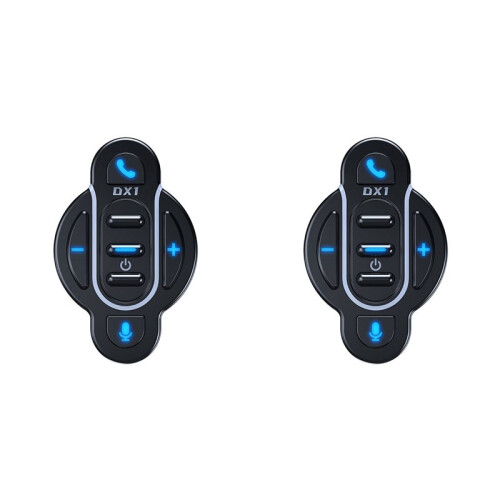 2X DX1 Motorcycle Handle  Controller Waterproof Motorcycle Wireless  Headset Controller Voice Control