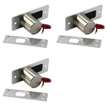 3X Waterproof Electronic Drop Bolt NC Door Lock 12V Induction Auto Deadbolt for Enhanced Daily Security