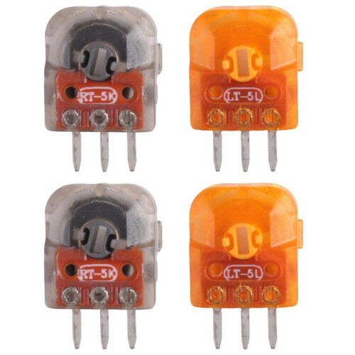 4 Módulos de Sensor de Joystick Analógico 3D TMR con Efecto Hall para PS4 Mandos.