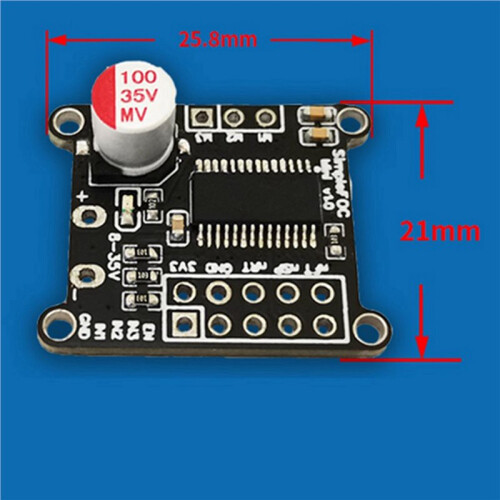 3X SimpleFOCMini Brushless  Motor Driver Board FOC Control Driver SVPWM Control Algorithm Driver Board Module 2