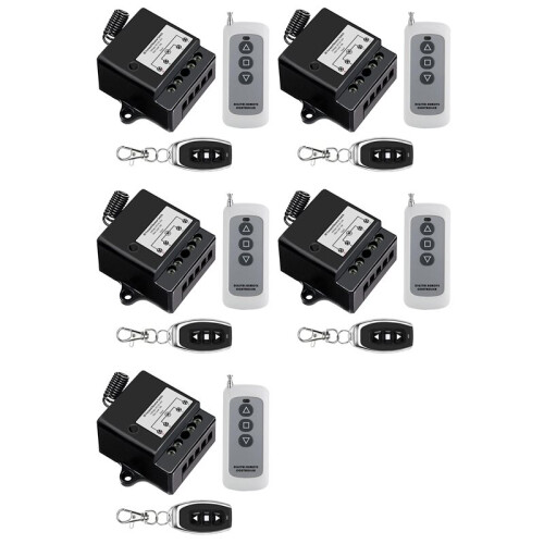 5X DC12V-24V Forward Reverse , Linear Actuator Remote Control,10A Current,165 Ft Range,Linear Actuator with Remote