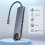 2X USB-C Hub with Ethernet, 4K HD, USB 3.0,  Card Reader, 87W PD Charging High-Speed Data Transfer for Windows,MacOS 8