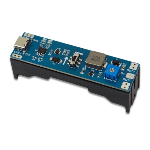 3X 18650 Lithium Battery Charging Discharging Boost Voltage Regulator Module 3.7V to 12V Charging Boost Discharge Module 1