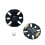 4X MT6701 Magnetic Encoder 14bit High Precision IIC+AB1024 Supports IIC/SSI/PWM/da Communication for Brushless Motor 4