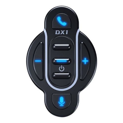 2X DX1 Motorcycle Handle  Controller Waterproof Motorcycle Wireless  Headset Controller Voice Control 1