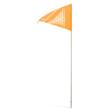 Cykelflag Cykelsikkerhedsflag til børn 1,5 m orange