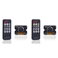 2X 5V 12V 24V 30A RF-LED Dimmer PWM Dimming Controller Wireless Control ,for Monochrome LED Strip Lights