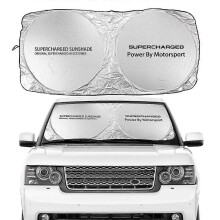 (For SUPERCHARGED) Car Windshield Sun Shade Cover Auto Parasol For Land Rover Freelander 2 Discovery 3 Evoque Velar SUPERCHARGED Autobiography SVR