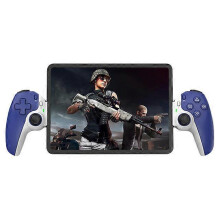 (Blue) D9 Wireless Mobile Gaming Controller with Turbo Bluetooth-Compatible 5.2 Dual Vibration 6-axis Gyro for Switch/PS3/PS4/PC/Tablet