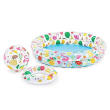 Oppustelig poolring og kuglesæt 122 x 25 cm INTEX 59460