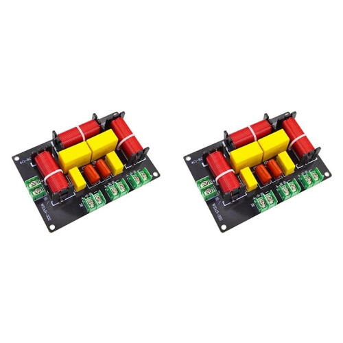 2X WEAH-332 200W 3 Way Crossover 2 Midrange 1 Treble Frequency Divider Audio Speaker Crossover KTV Crossover Model A