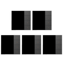 5pcs 3.5 Inch Wall Touch Screen 4 Groups 8-Way Scene Sensor Dimming Curtain Tuya Zigbee A