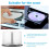 4pcs Large Capacity CD/DVD Storage Container Clear Plastic DVD Holder Compact Disk Organizer Space-Saving Design 9