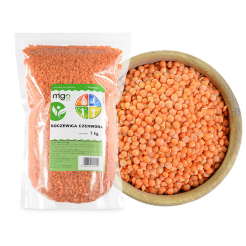 Røde linser (1 kg) - MIGOgroup