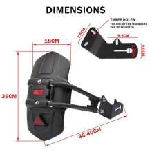 (A CB500F 2013-2018) Motorcycle Accessories Rear Fender Mudguard Splash Guard Mudflap For HONDA CB500X CB400X CB500F CB500 CB 500 400 X F 500X 400X