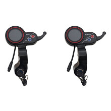 2X per NJAX-T Acceleratore Display LCD Misuratore con Interruttore A Chiave Blocco Velocità Acceleratore Regolabile Cruscotto Scooter Elettrico A 6