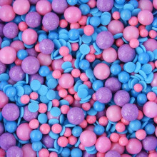 Barbie Blue Sugar Striples 50g konfetti