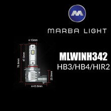 HB3 / HB4 / HIR2 LED-PÆRER 30W ULTRA WHITE MLWINHB342 2stk