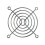 80x80 metalventilatorbeskytter 1
